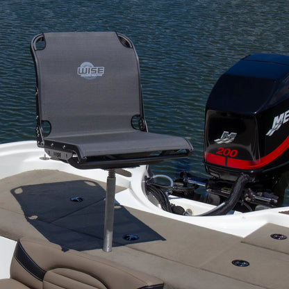 Suncoast Marine and Auto offers Wise 3374 Aero X Cool-Ride Mesh Mid-Back Boat Seat - Carbon X [3374-1800]
