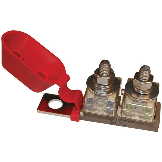 Suncoast Marine and Auto offers Blue Sea 2151 Terminal Fuse Block - 3/8" Mounting Hole - 2 Terminal Studs [2151]