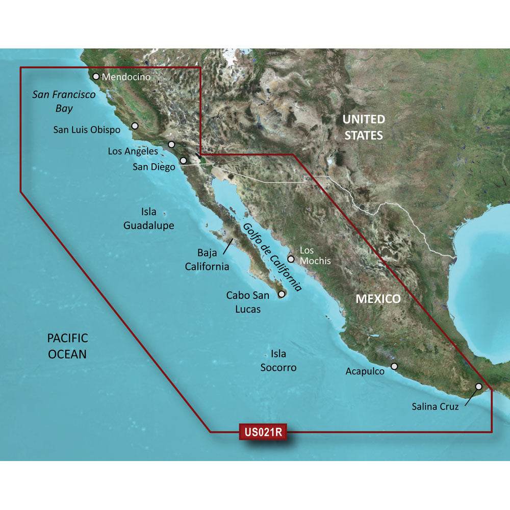 Suncoast Marine and Auto offers Garmin BlueChart g3 HD - HXUS021R - California - Mexico - microSD/SD [010-C0722-20]