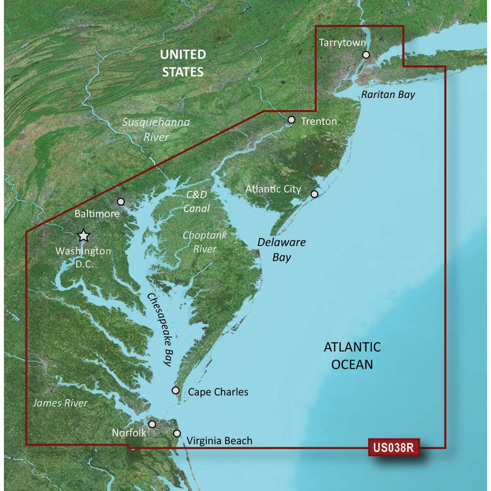 Suncoast Marine and Auto offers Garmin BlueChart g3 Vision HD - VUS038R - New York - Chesapeake - microSD/SD [010-C1004-00]