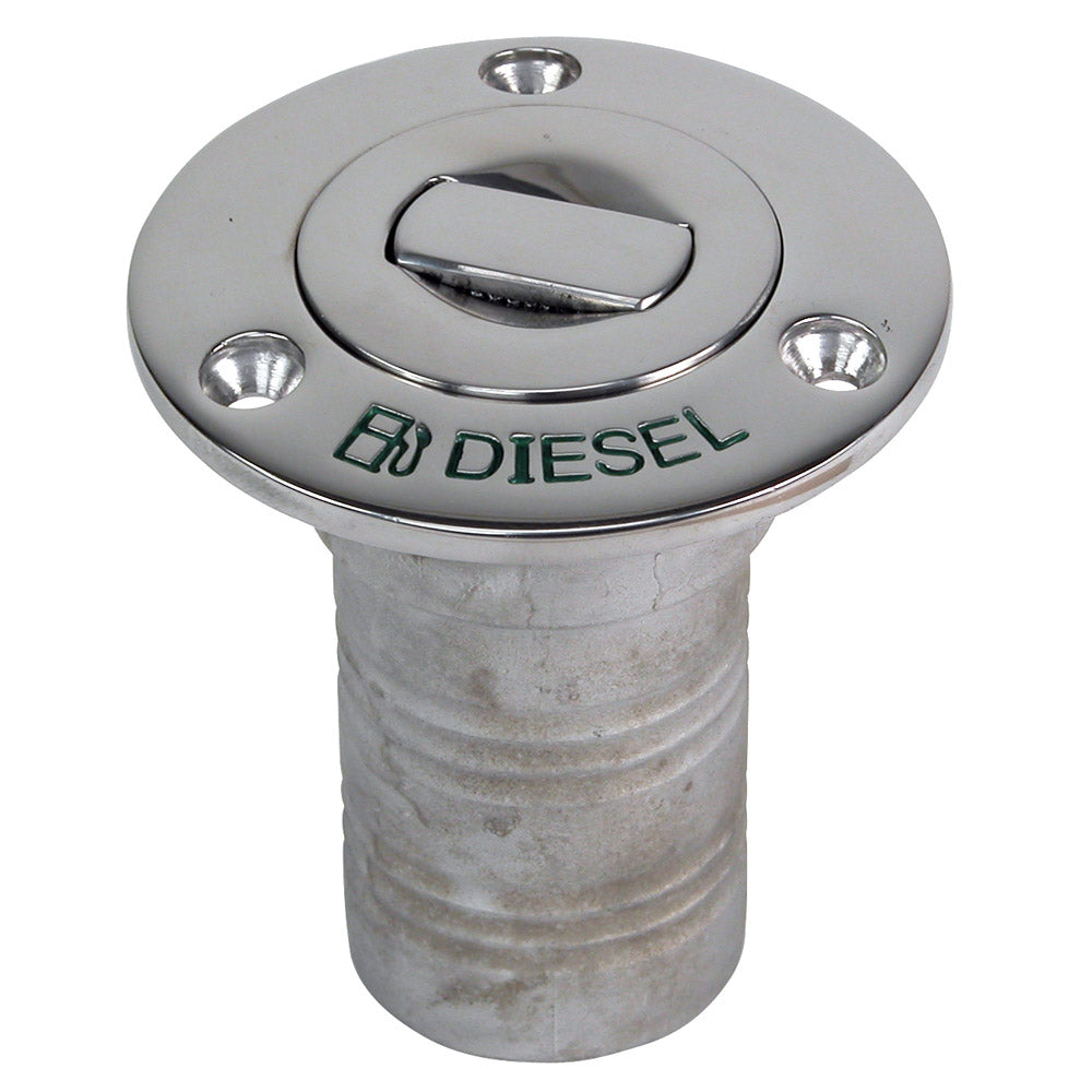 Suncoast Marine and Auto offers Whitecap Bluewater Push Up Deck Fill - 1-1/2" Hose - Diesel [6994CBLUE]