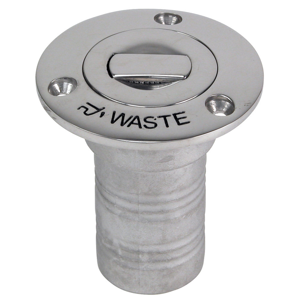 Suncoast Marine and Auto offers Whitecap Bluewater Push Up Deck Fill - 1-1/2" Hose - Waste [6996CBLUE]