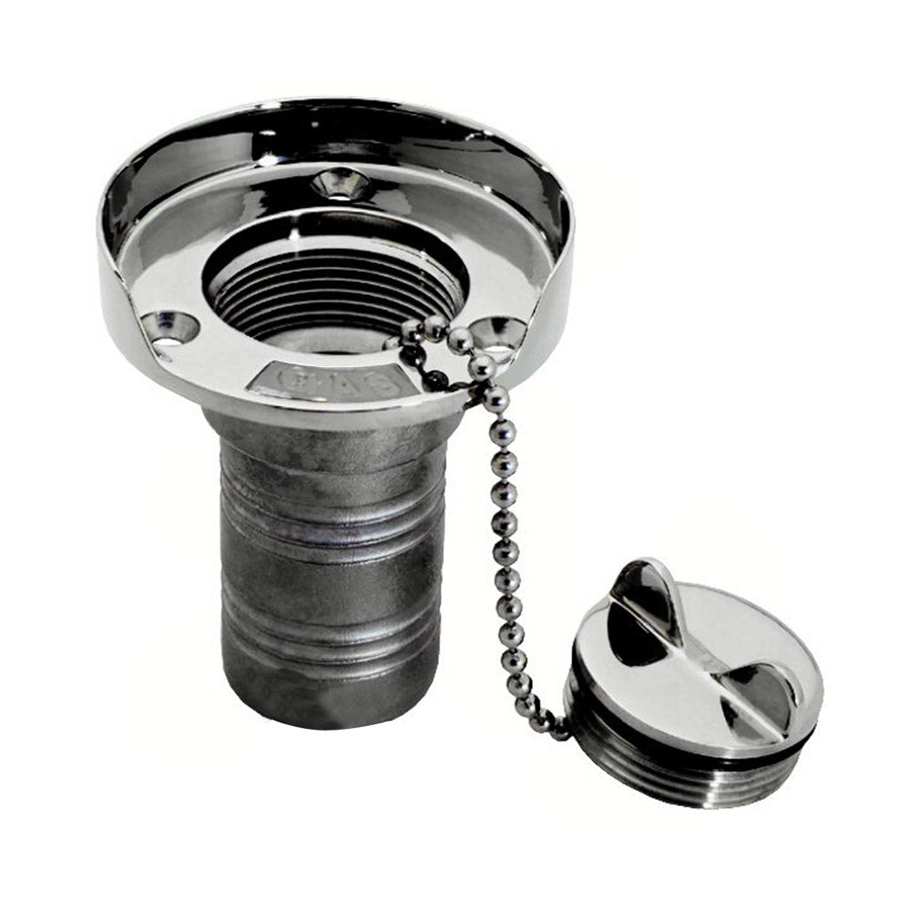 Suncoast Marine and Auto offers Whitecap Gas Hose Deck Fill w/Splash Guard - 1-1/2