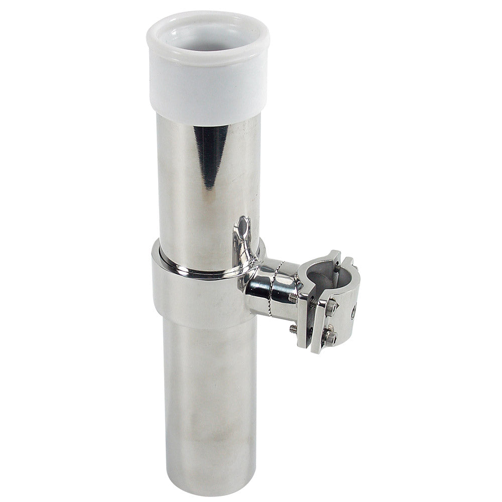 Suncoast Marine and Auto offers Whitecap Bluewater Series Rail Mount 10" Rod Holder S.S. [S-7004CBLUE]