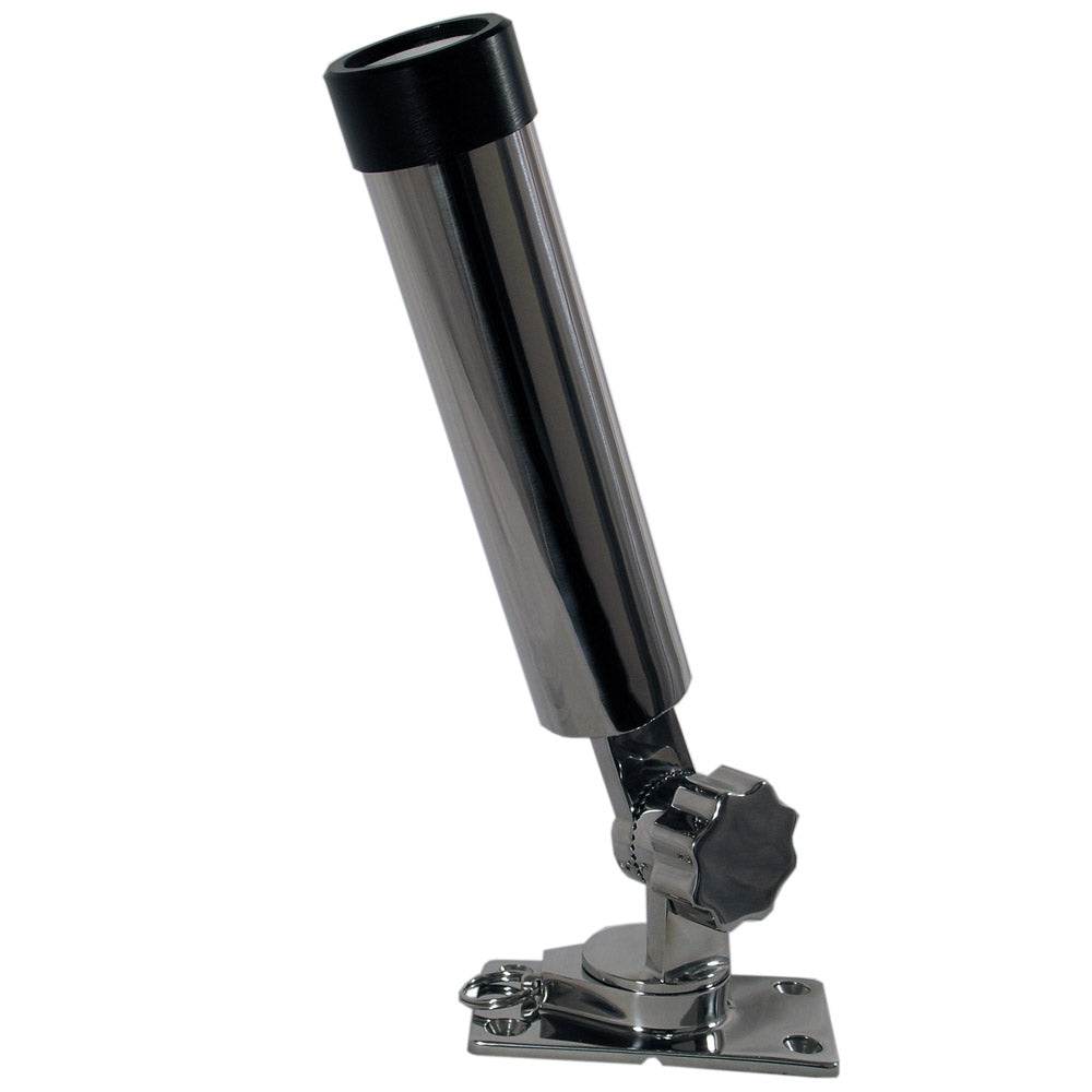 Suncoast Marine and Auto offers Whitecap Bluewater SS 360/180 Deg. Removable Rod Holder [S-7007CBLUE]