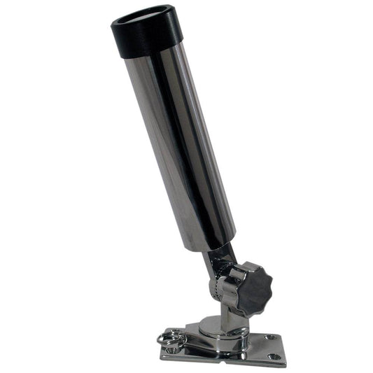Suncoast Marine and Auto offers Whitecap Bluewater SS 360/180 Deg. Removable Rod Holder [S-7007CBLUE]