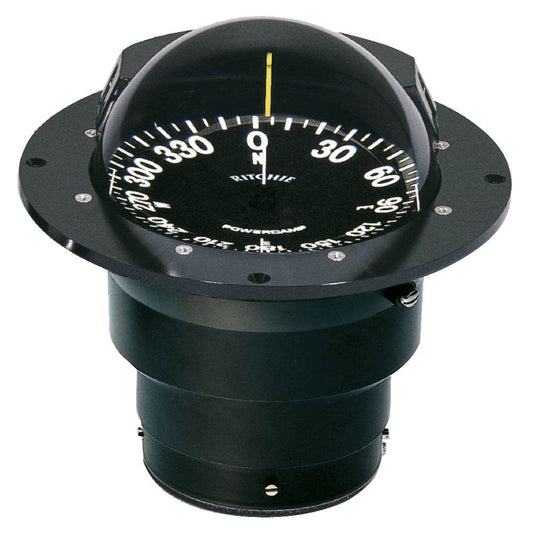 Suncoast Marine and Auto offers Ritchie FB-500 Globemaster Compass - Flush Mount - Black - 12V - 5 Degree Card [FB-500]