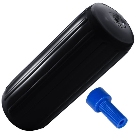 Suncoast Marine and Auto offers Polyform HTM-2 Fender 8.5" x 20.5" - Black w/Adapter [HTM-2 BLACK W/AIR ADAPTER]