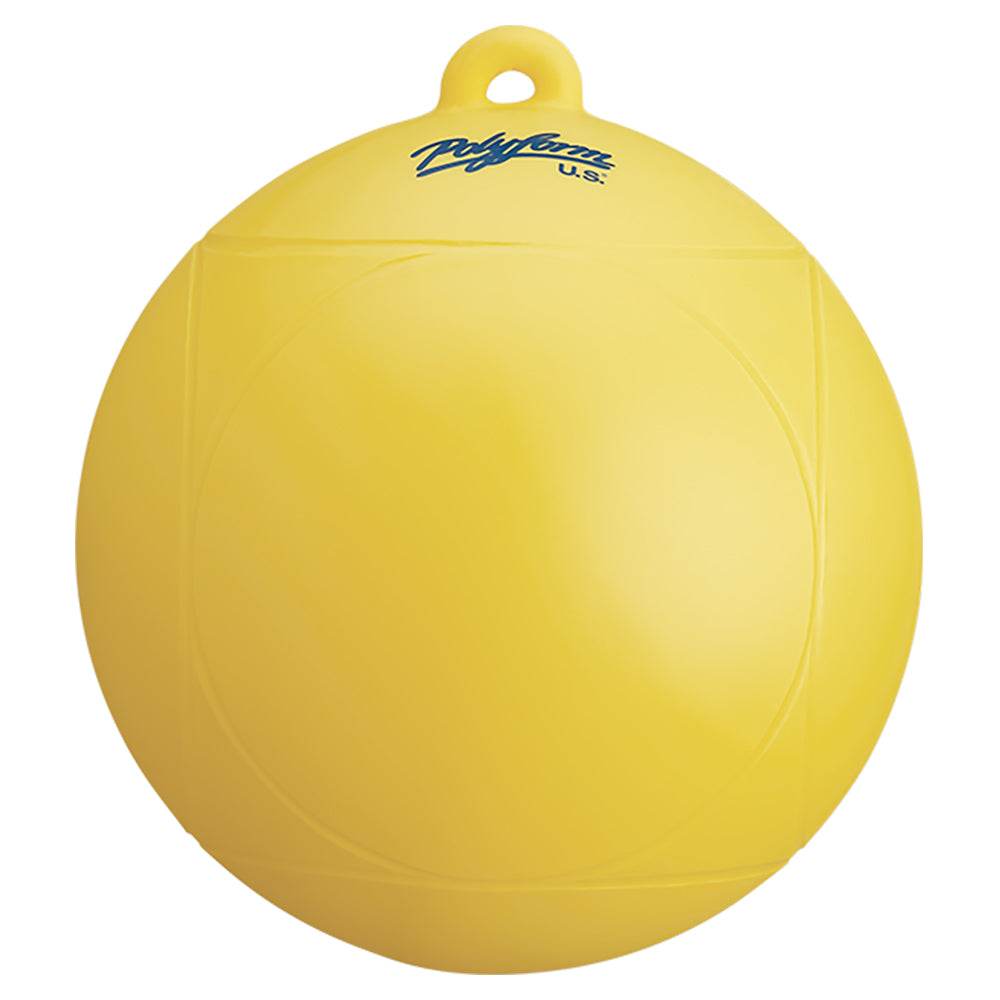 Suncoast Marine and Auto offers Polyform Water Ski Series Buoy - Yellow [WS-1 YELLOW]