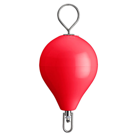 Suncoast Marine and Auto offers Polyform 13.5" CM Mooring Buoy w/SS Iron - Red [CM-2-SS RED/SS]