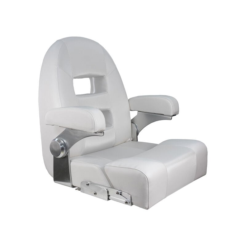 Suncoast Marine and Auto offers Springfield Center Console Helm Flip-Up - White/White [1042035-W]
