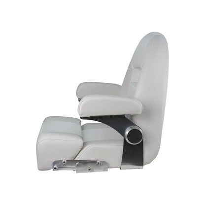 Suncoast Marine and Auto offers Springfield Center Console Helm Flip-Up - White/White [1042035-W]