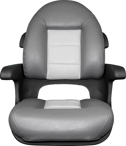 Suncoast Marine and Auto offers TEMPRESS Elite Helm Seat, High Back, Charcoal/Gray (57017) Model #409798