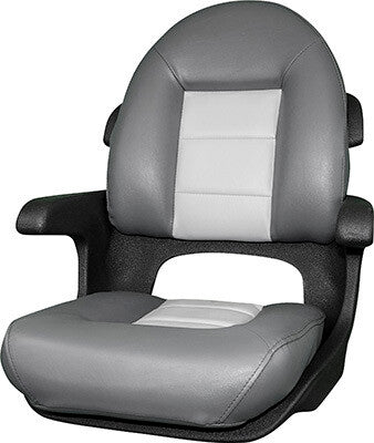 Suncoast Marine and Auto offers TEMPRESS Elite Helm Seat, High Back, Charcoal/Gray (57017) Model #409798