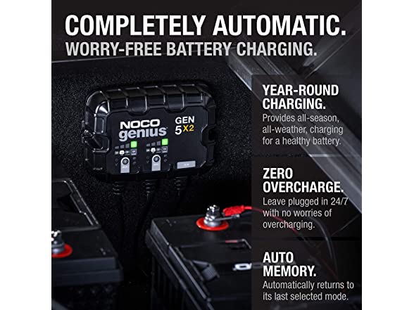 Suncoast Marine Supply offers NOCO GEN5X2 Onboard Waterproof Marine Battery Charger