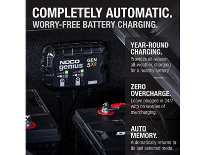 NOCO GEN5X2 Onboard Waterproof Marine Battery Charger