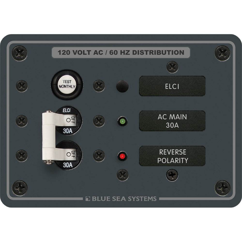 Suncoast Marine and Auto offers Blue Sea 8100 ELCI GFCI Panel [8100]