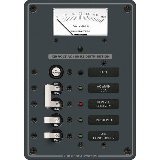 Blue Sea 8102 ELCI GFCI Panel AC 2 Position [8102] - Suncoast Marine & Auto Supply 