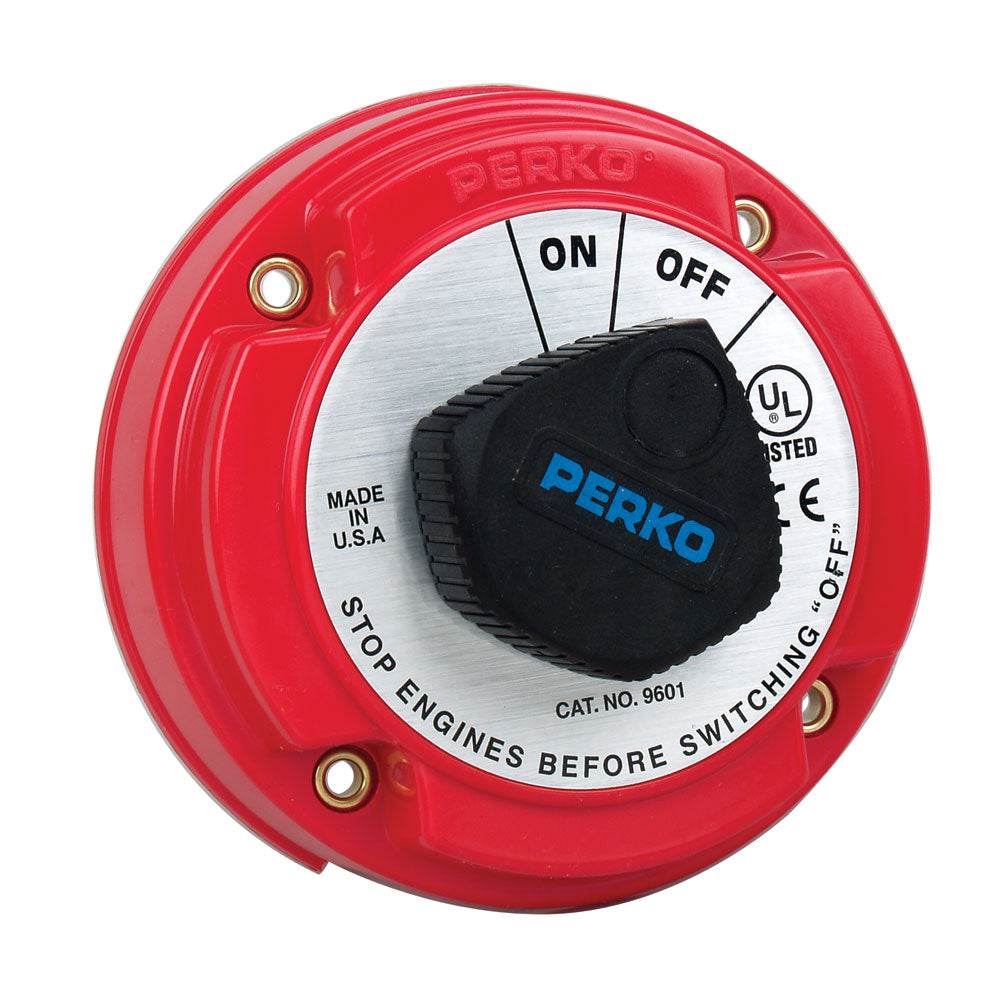 Perko Medium Duty Battery Disconnect Shut Off/On - 250 Amp Continuous, 12-32VDC [9601DP] - Suncoast Marine & Auto Supply 