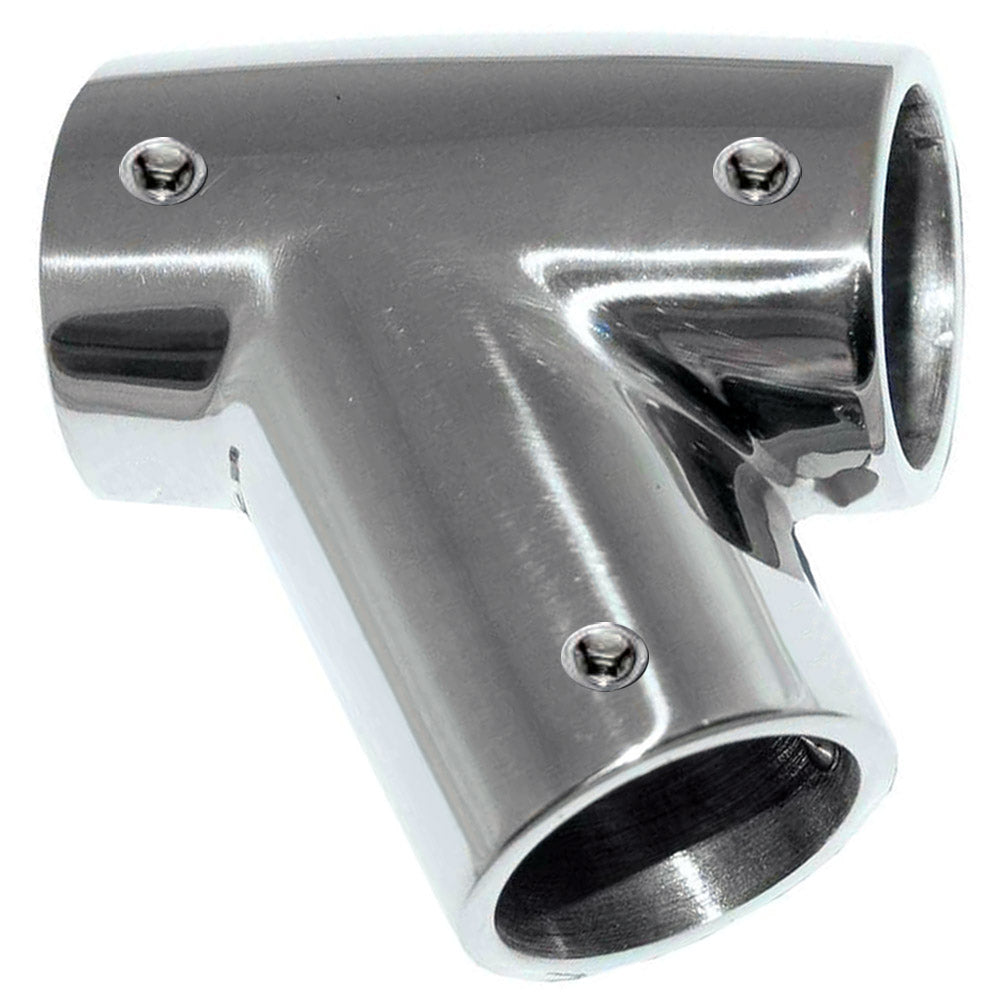 Suncoast Marine and Auto offers Whitecap " O.D. 60 Degree SS Tee - Right [6045C]