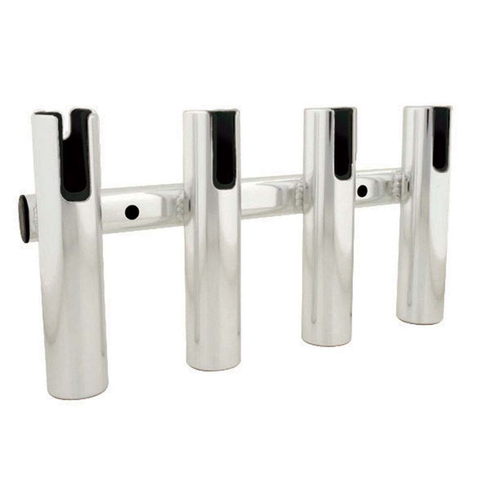TACO 4-Rod Holder Rack - Brushed Aluminum [F31-3004BSA-1] - Suncoast Marine & Auto Supply 