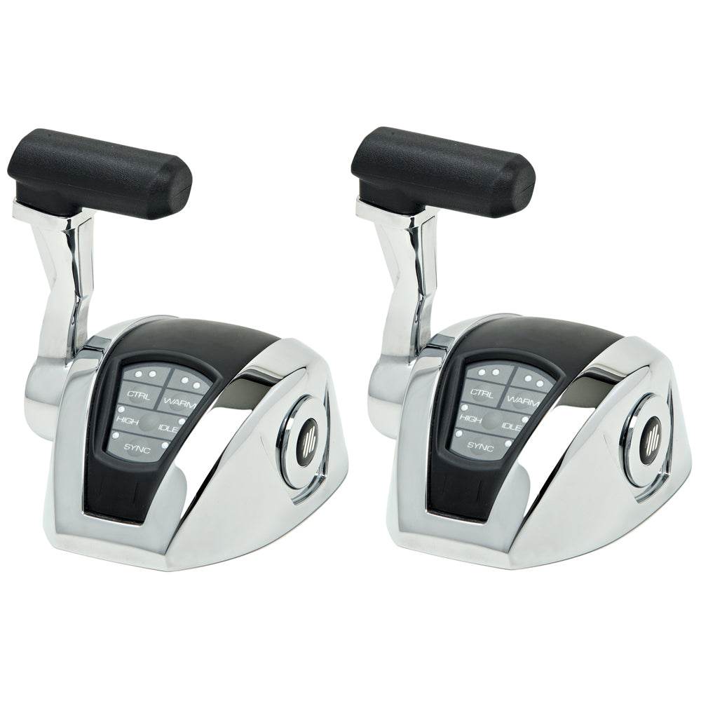 Suncoast Marine and Auto offers UFlex Power A Electronic Control Package - Single Engine/Dual Station - Electronic Throttle/Mechanical Shift [EM12]
