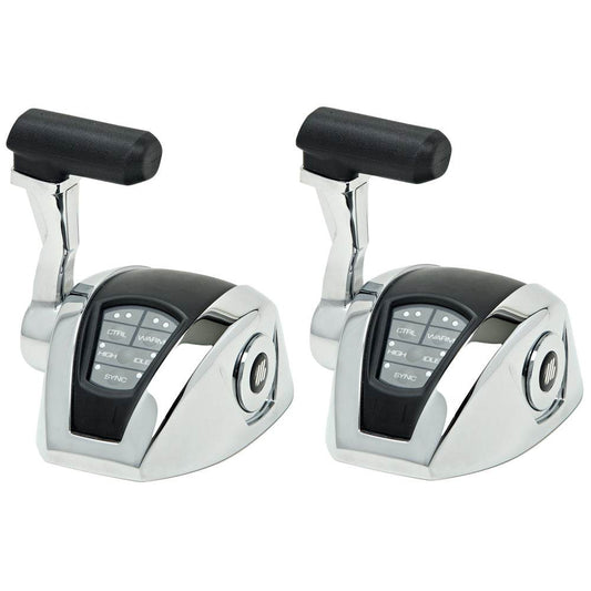 Suncoast Marine and Auto offers UFlex Power A Electronic Control Package - Single Engine/Dual Station - Electronic Throttle/Mechanical Shift [EM12]