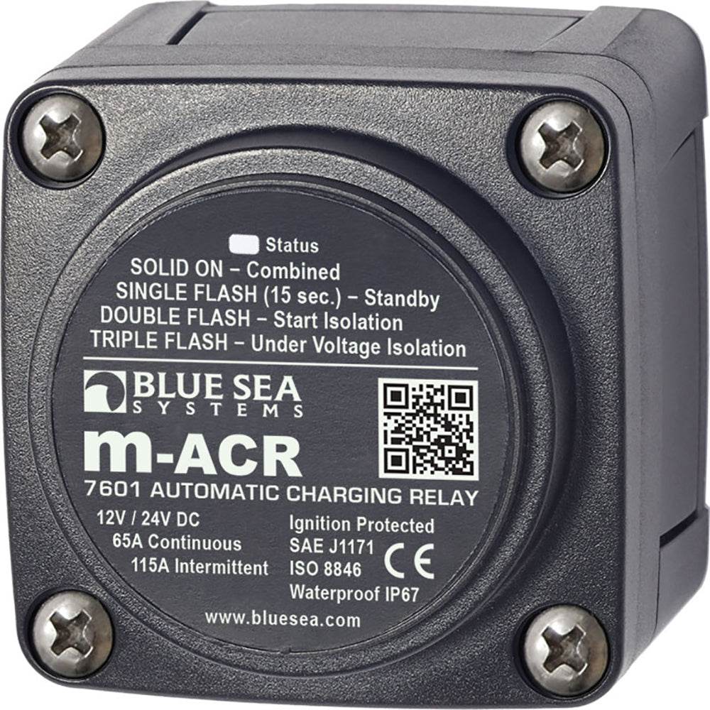 Suncoast Marine and Auto offers Blue Sea 7601 DC Mini ACR Automatic Charging Relay - 65 Amp [7601]