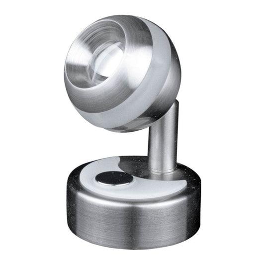 Suncoast Marine and Auto offers Lunasea Wall Mount LED Light w/Clear Ring & Touch Dimming - Warm White/Brushed Nickel Finish [LLB-33RW-81-OT]