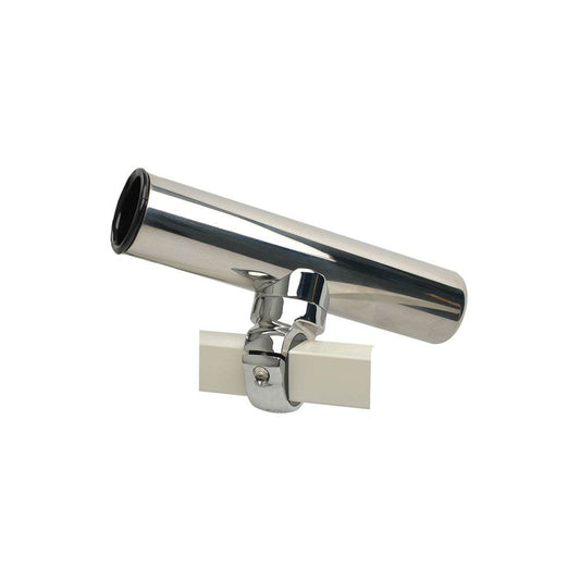 Suncoast Marine and Auto offers C.E. Smith Pontoon Square Rail Adjustable Clamp-On Rod Holder [55108A]