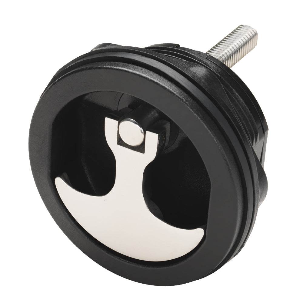 Suncoast Marine and Auto offers Whitecap Compression Handle - Nylon Black/SS - Non-Locking [6230BC]