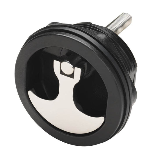 Suncoast Marine and Auto offers Whitecap Compression Handle - Nylon Black/SS - Non-Locking [6230BC]