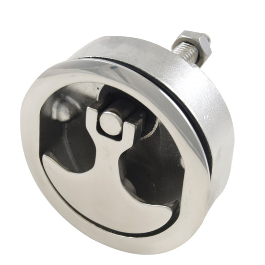 Suncoast Marine and Auto offers Whitecap Compression Handle - 316 Stainless Steel - Non-Locking - 3" OD [S-0235C]