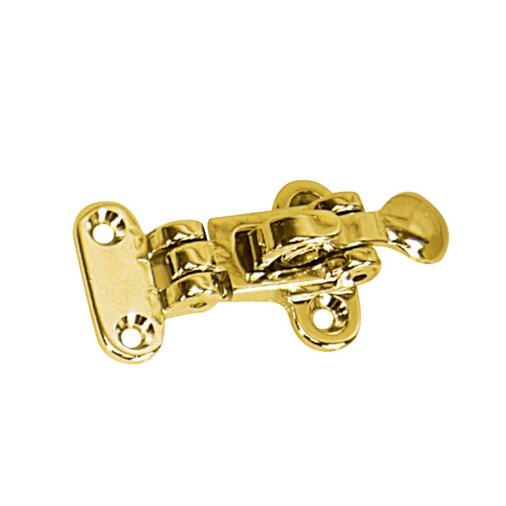 Suncoast Marine and Auto offers Whitecap Anti-Rattle Hold Down - Polished Brass [S-0054BC]