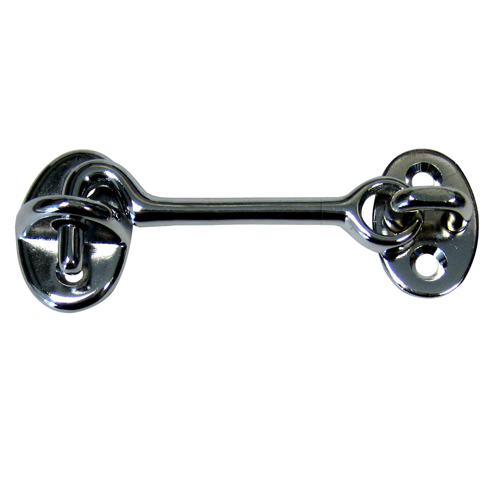 Suncoast Marine and Auto offers Whitecap Cabin Door Hook - CP/Brass - 3" [S-1402C]