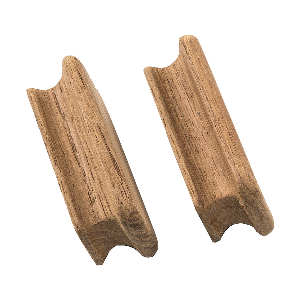 Suncoast Marine and Auto offers Whitecap Teak Rectangular Drawer Knob - 2-3/4"L - 2 Pack [60131-A]