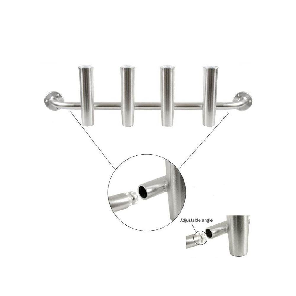 TACO 4-Rod Transom Mount Rod Rack [F31-3504BSA-1] - Suncoast Marine & Auto Supply 