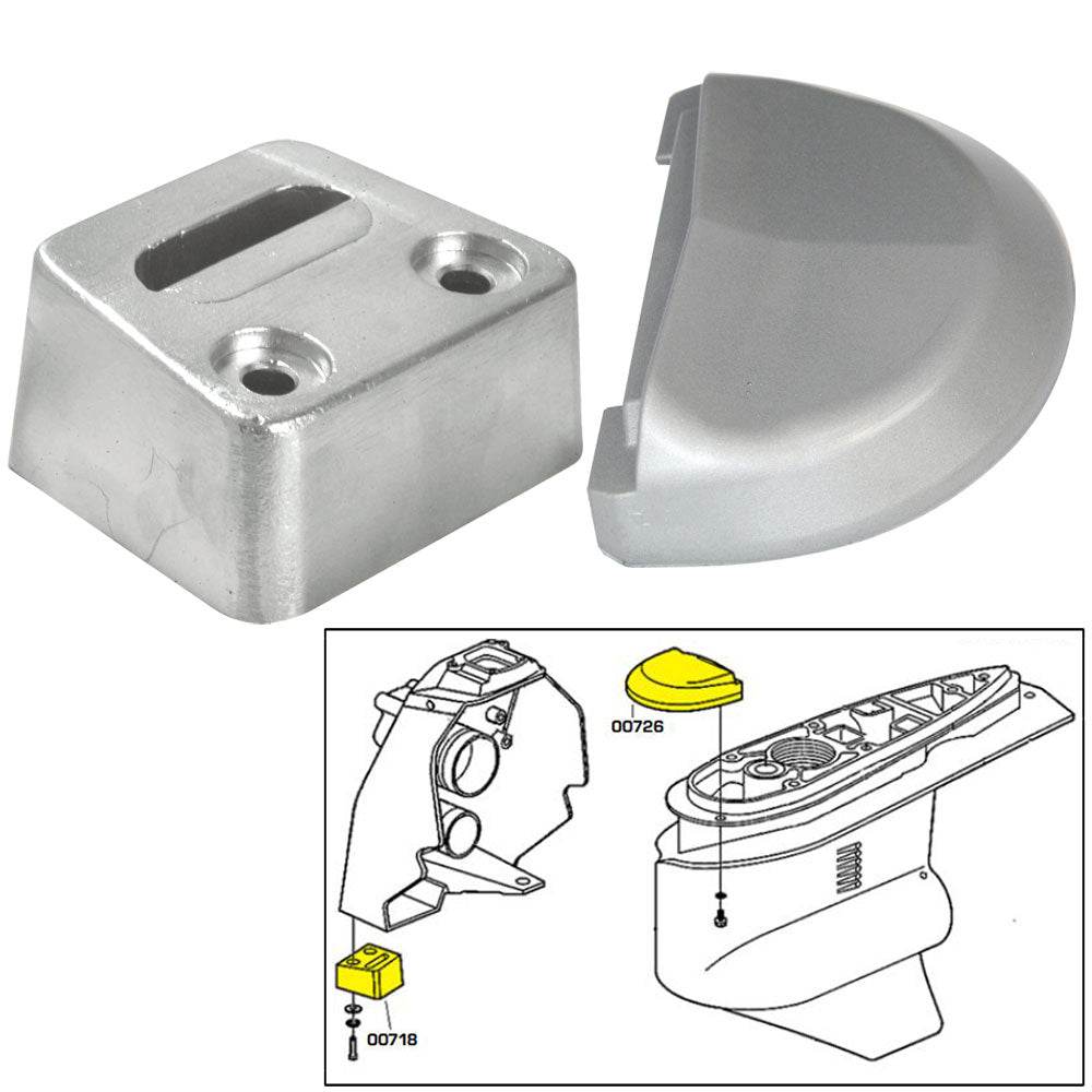 Tecnoseal Anode Kit w/Hardware - Volvo SX - Magnesium [20708MG] - Suncoast Marine & Auto Supply 