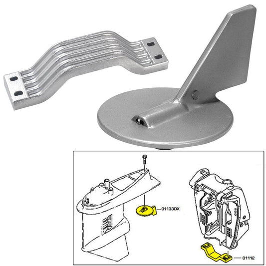 Tecnoseal Anode Kit - Yamaha 150-200HP - Aluminum [21101AL] - Suncoast Marine & Auto Supply 