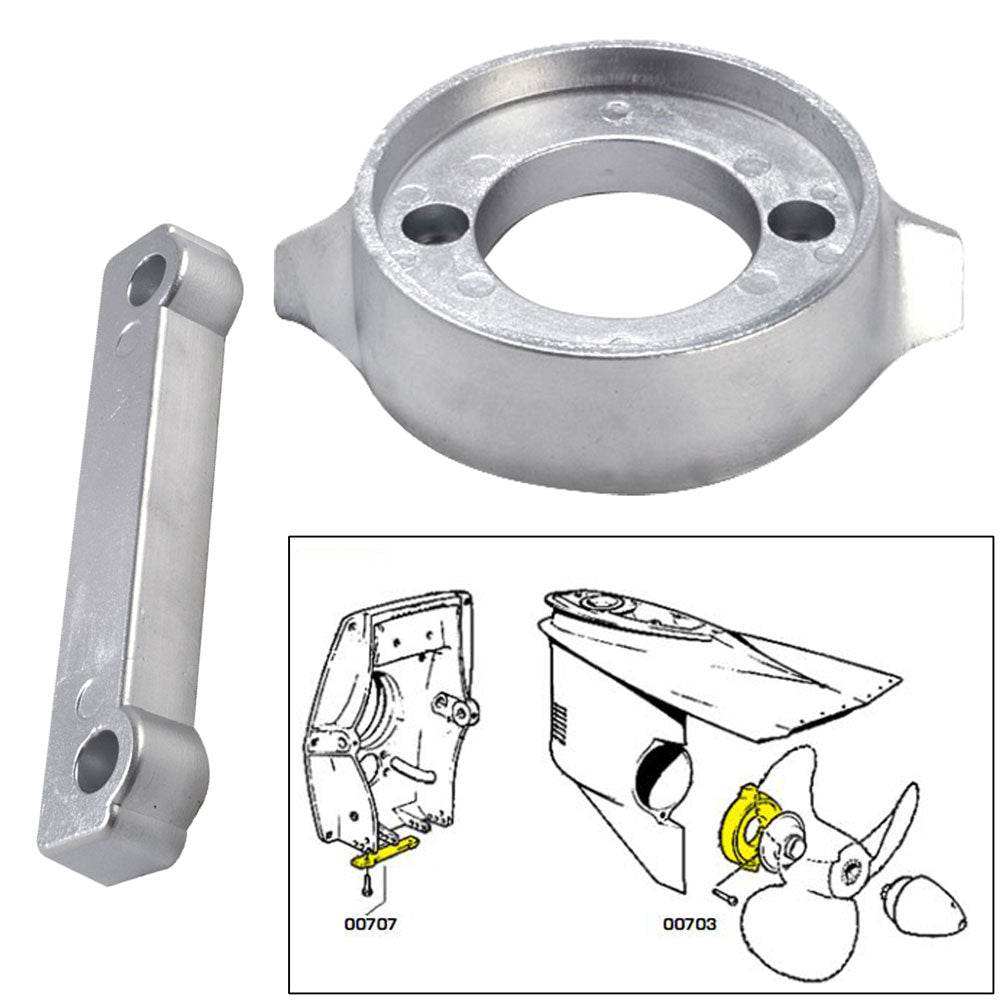Tecnoseal Anode Kit w/Hardware - Volvo 280 - Magnesium [20701MG] - Suncoast Marine & Auto Supply 