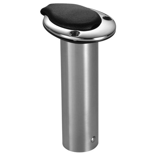 Suncoast Marine and Auto offers Attwood Standard Series Rod Holder - 0 Degree Black Insert [66364-7]