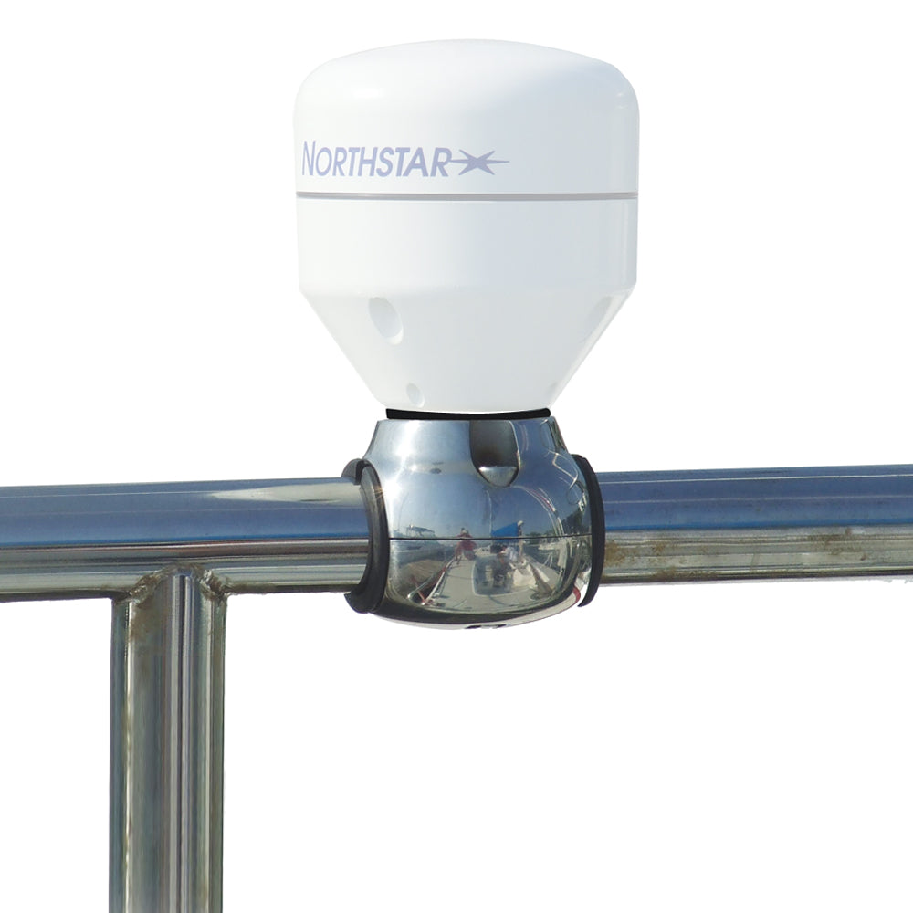 Suncoast Marine and Auto offers Edson GPS Antenna Rail Mount - Stainless Steel f/1"-1.25" Rails & 1"-14 Threads [831ST-1-14]