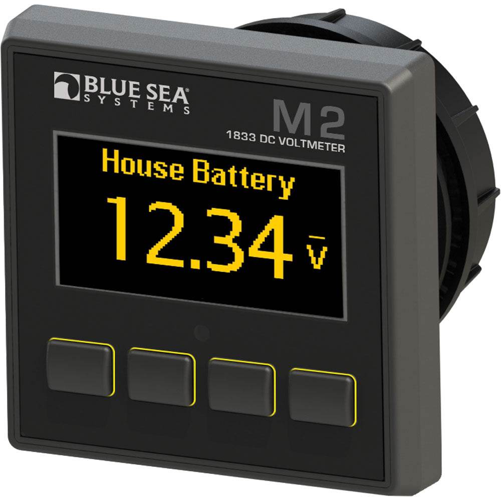Blue Sea 1833 M2 DC Voltmeter [1833] - Suncoast Marine & Auto Supply 