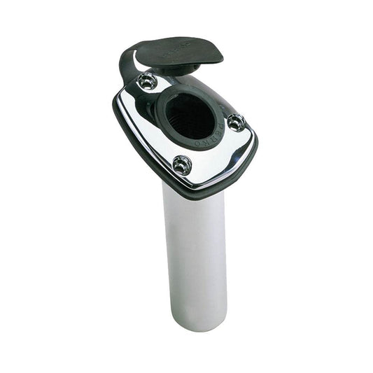 Suncoast Marine and Auto offers Perko Fishing Rod Holder - 65 Angled Flush Mount - Chrome Plated Zinc [1205DP0CHR]