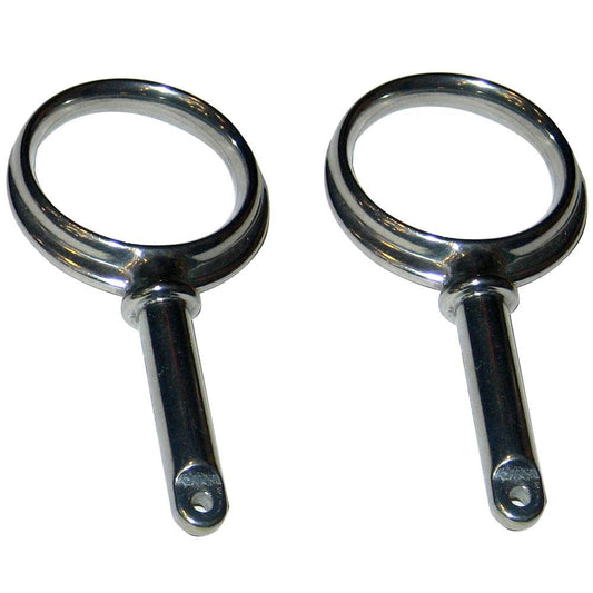 Suncoast Marine and Auto offers Perko Round Type Rowlock Horns - Plain Zinc [1267DP0ZNC]