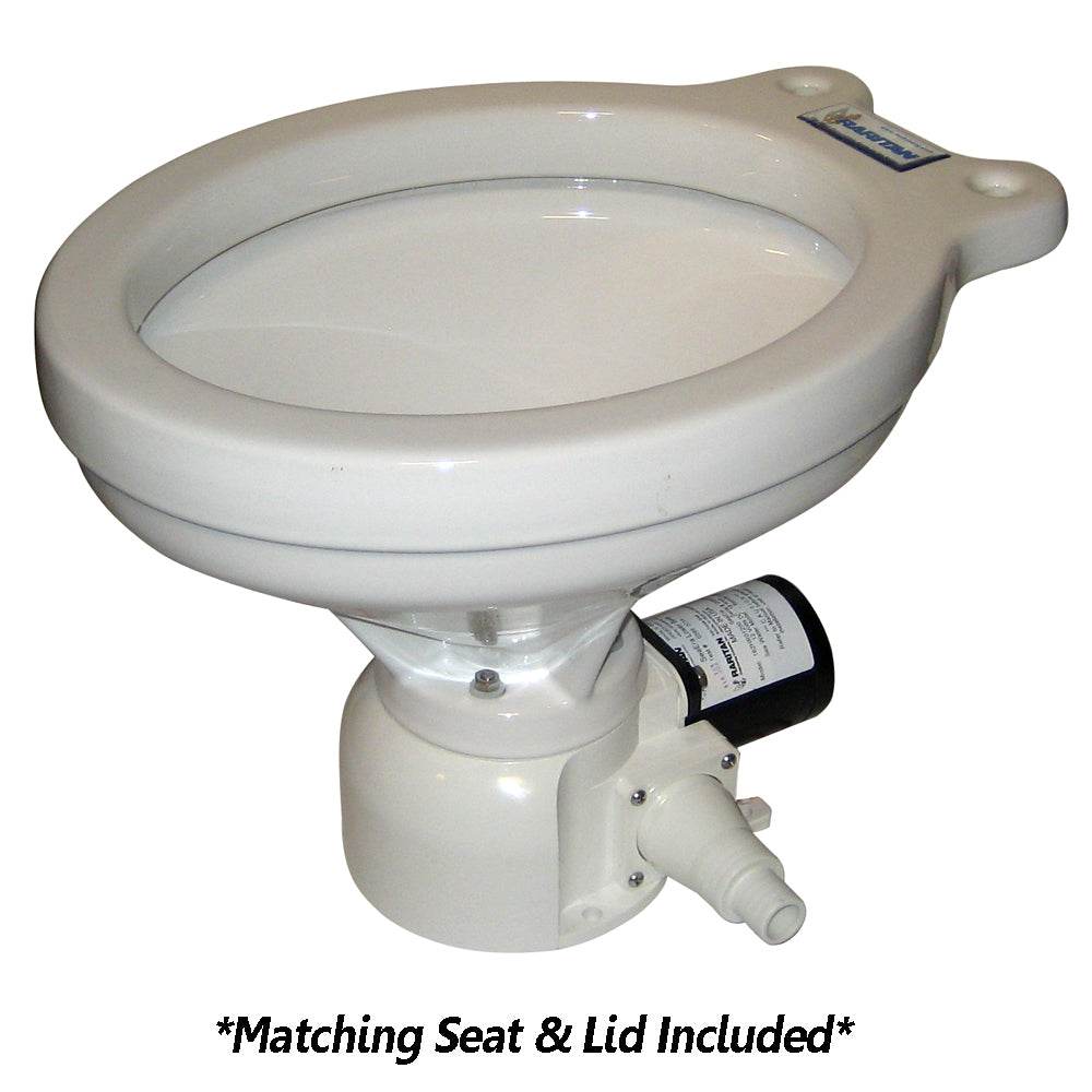 Suncoast Marine and Auto offers Raritan Sea Era Toilet - Household Style - Remote Intake Pump - Straight 90 Discharge - Smart Toilet Control - 12v [162HR012]