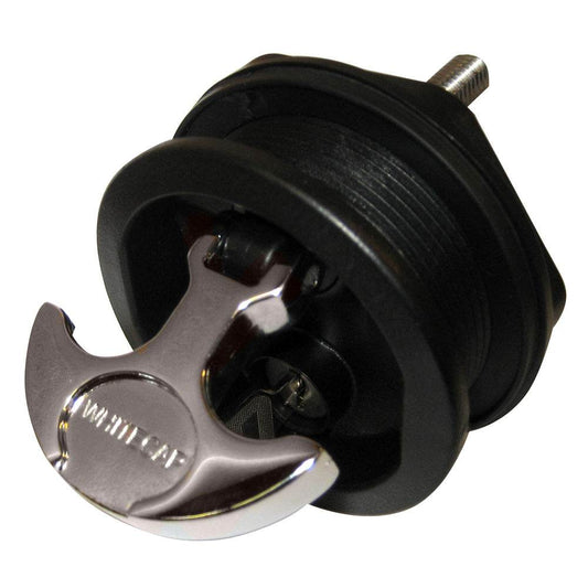 Suncoast Marine and Auto offers Whitecap T-Handle Latch - Chrome Plated Zamac/Black Nylon - Locking - Freshwater Use Only [S-0226BC]