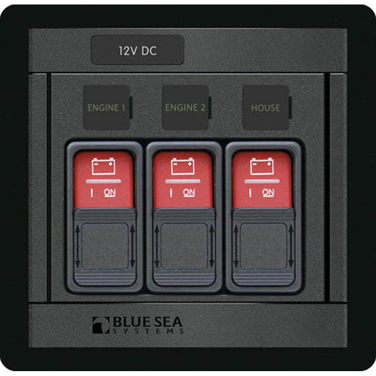 Suncoast Marine and Auto offers Blue Sea 1148 Remote Control Panel w/(3) 2145 Remote Control Contura Switch [1148]
