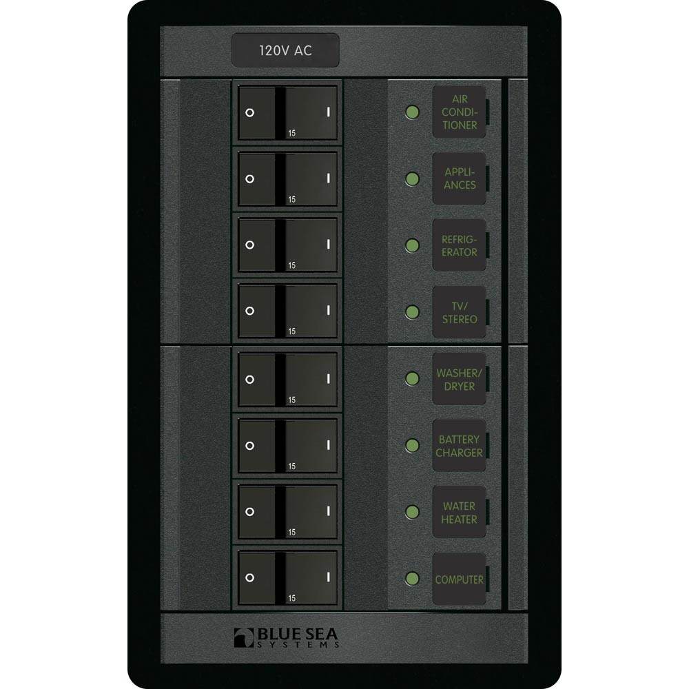 Suncoast Marine and Auto offers Blue Sea 1228 120V AC 8 Position [1228]