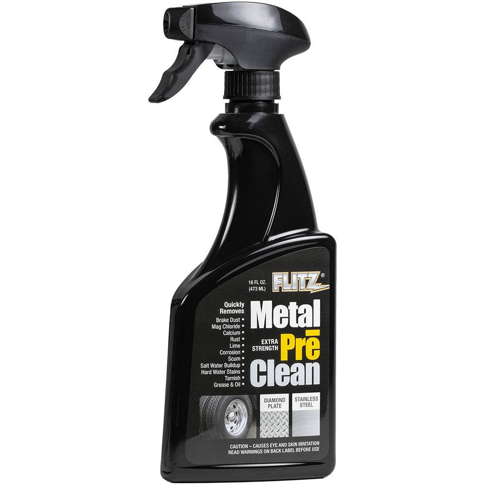 Flitz Metal Pre-Clean - All Metals Icluding Stainless Steel - 16oz Spray Bottle [AL 01706] - Suncoast Marine & Auto Supply 